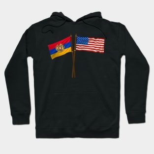 American Armenian Flag Hoodie